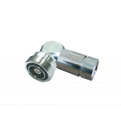 RF Right Angle Connector 7/16 Female 1/2" 